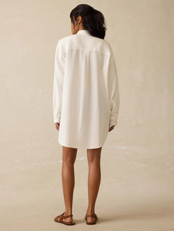 RODRIGUEZ-Cotton Gauze Haze Coverup - White